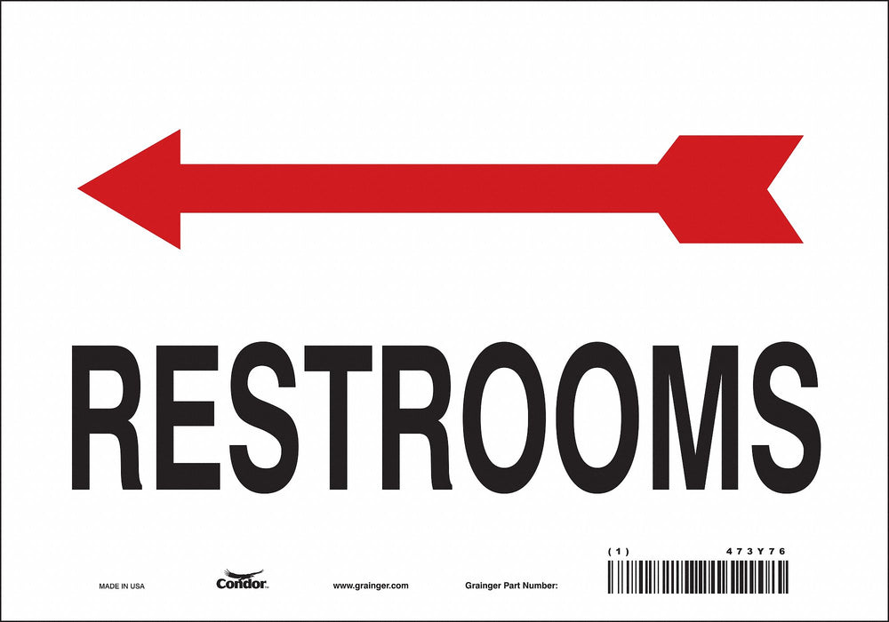 Safety Sign 7 in x 10 in Vinyl