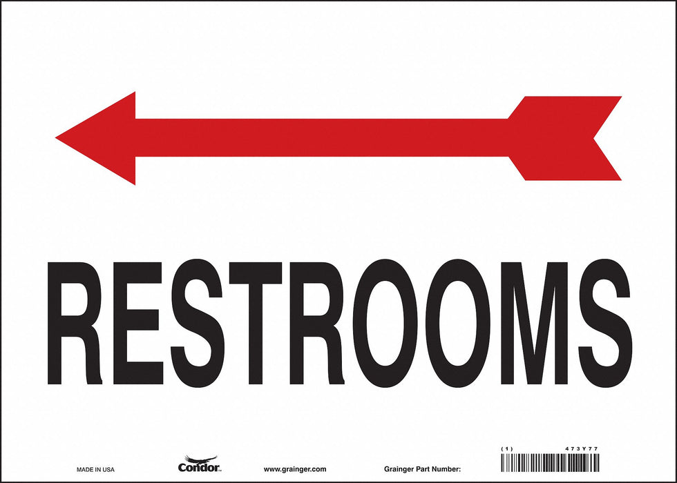 Safety Sign 10 in x 14 in Vinyl