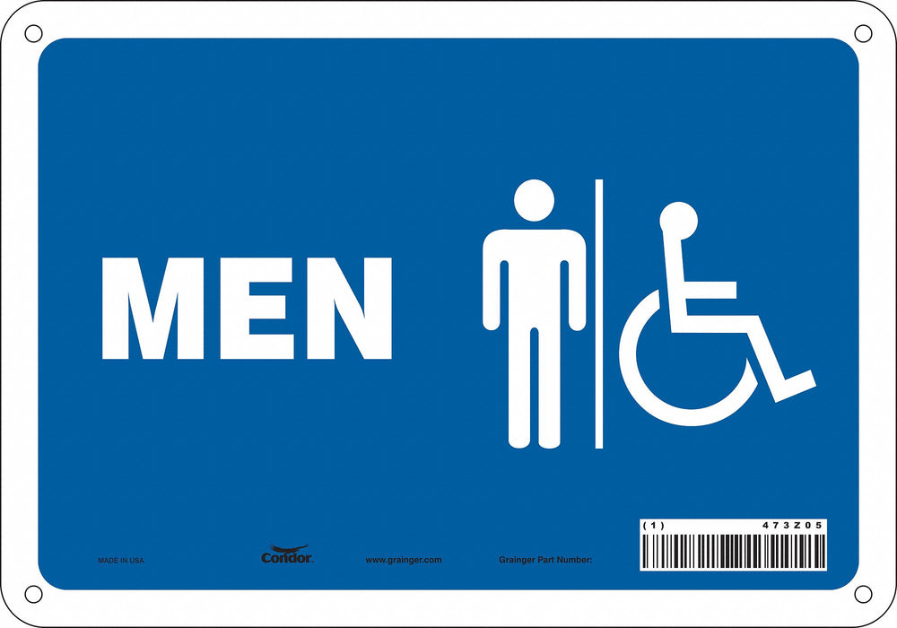 Safety Sign 7 in x 10 in Aluminum