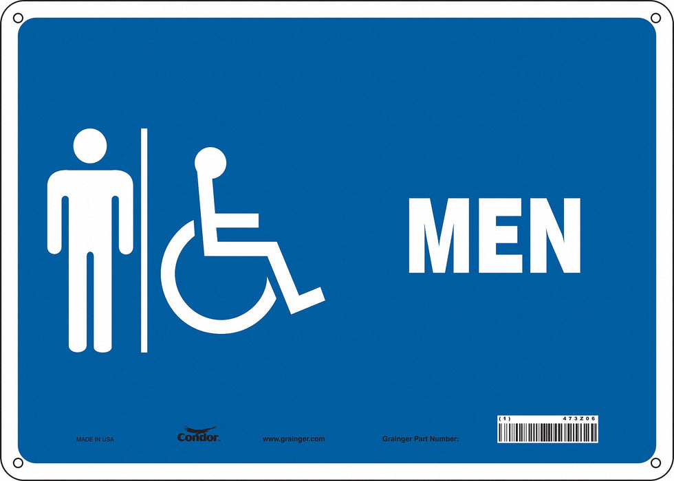 Safety Sign 10 in x 14 in Aluminum