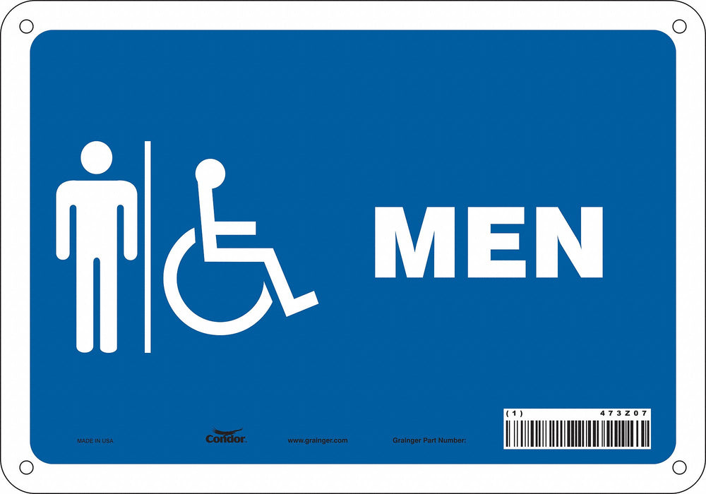 Safety Sign 7 in x 10 in Polyethylene