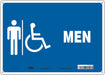 Safety Sign 10 in x 14 in Polyethylene