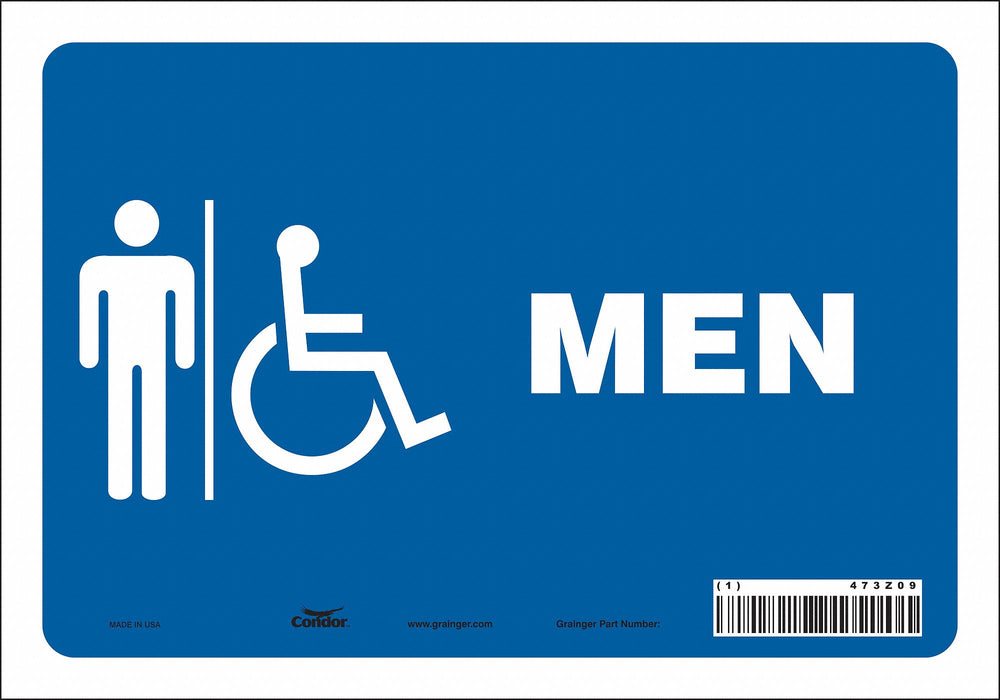 Safety Sign 7 in x 10 in Vinyl