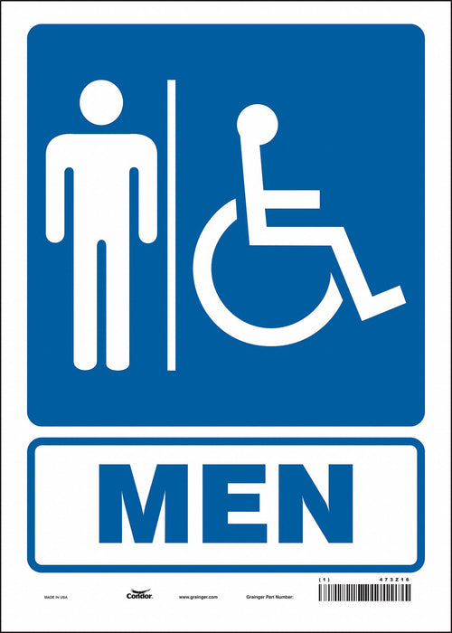Safety Sign 14 in x 10 in Vinyl