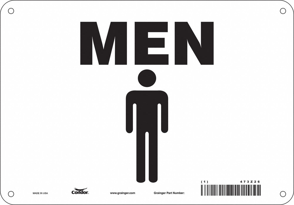 Safety Sign 7 in x 10 in Aluminum