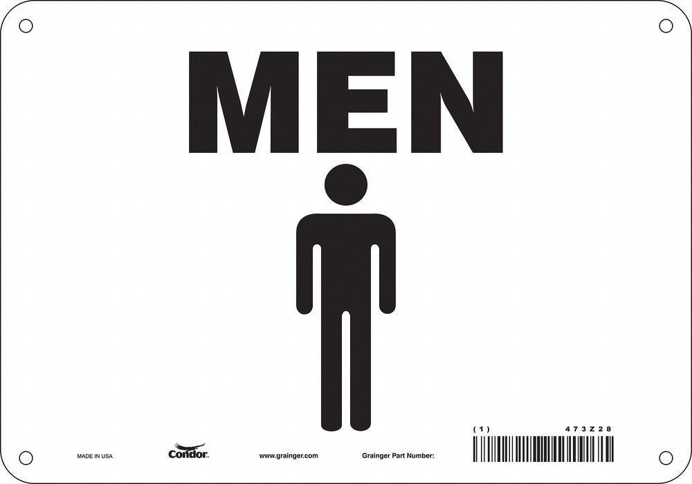 Safety Sign 7 in x 10 in Polyethylene