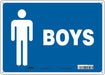 Safety Sign 10 in x 14 in Polyethylene