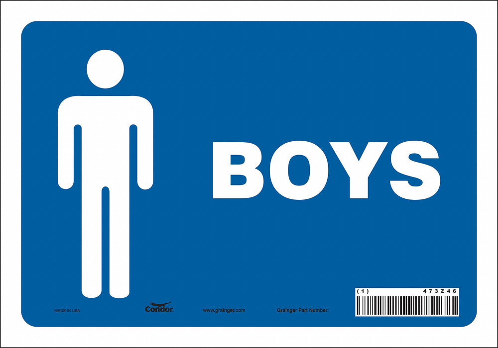 Safety Sign 7 in x 10 in Vinyl