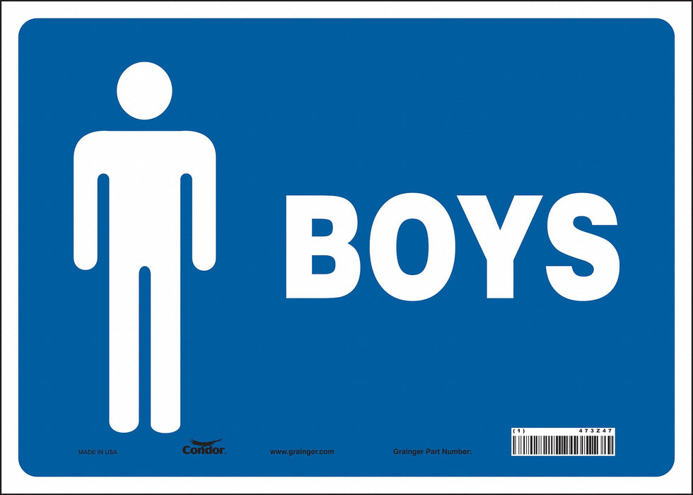 Safety Sign 10 in x 14 in Vinyl