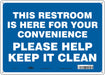 Safety Sign 10 in x 14 in Polyethylene