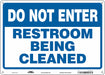 Safety Sign 10 in x 14 in Aluminum