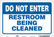 Safety Sign 7 in x 10 in Polyethylene