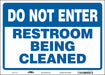 Safety Sign 10 in x 14 in Vinyl