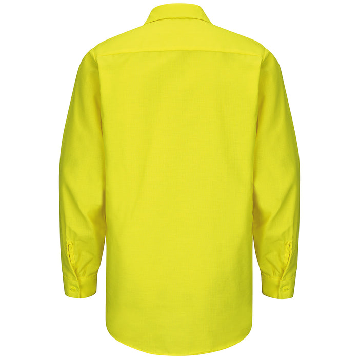 Men's Hi-Visibility Long Sleeve Ripstop Work Shirt - Type R, Class 2