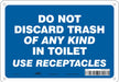 Safety Sign 7 in x 10 in Aluminum