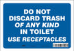 Safety Sign 7 in x 10 in Vinyl
