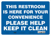 Safety Sign 10 in x 14 in Vinyl