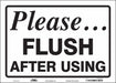 Safety Sign 10 in x 14 in Vinyl
