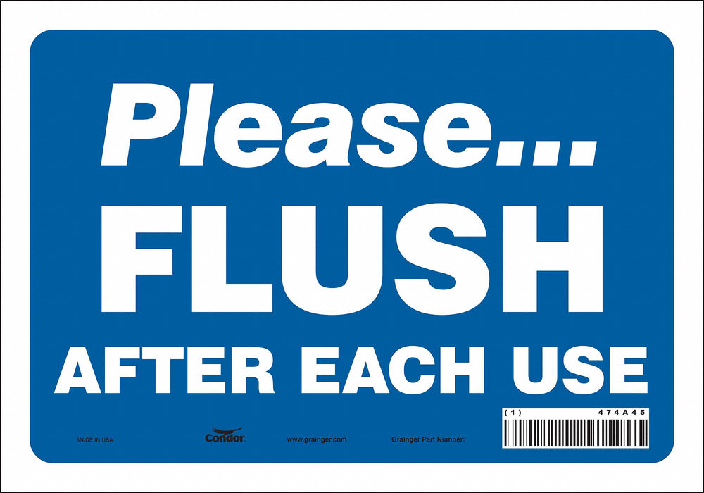 Safety Sign 7 in x 10 in Vinyl
