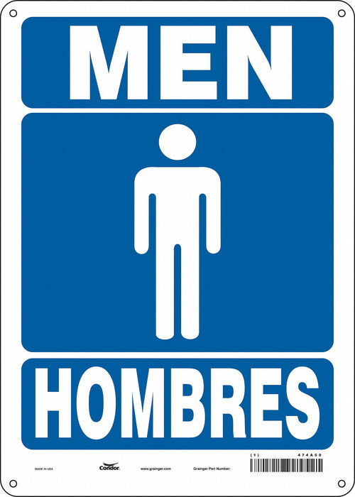 Safety Sign 14 in x 10 in Polyethylene