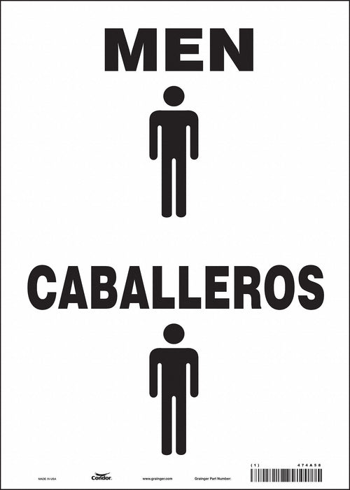 Safety Sign 14 in x 10 in Vinyl