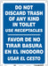 Safety Sign 14 in x 10 in Aluminum