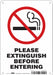 K1147 Safety Sign 10 inx7 in Polyethylene