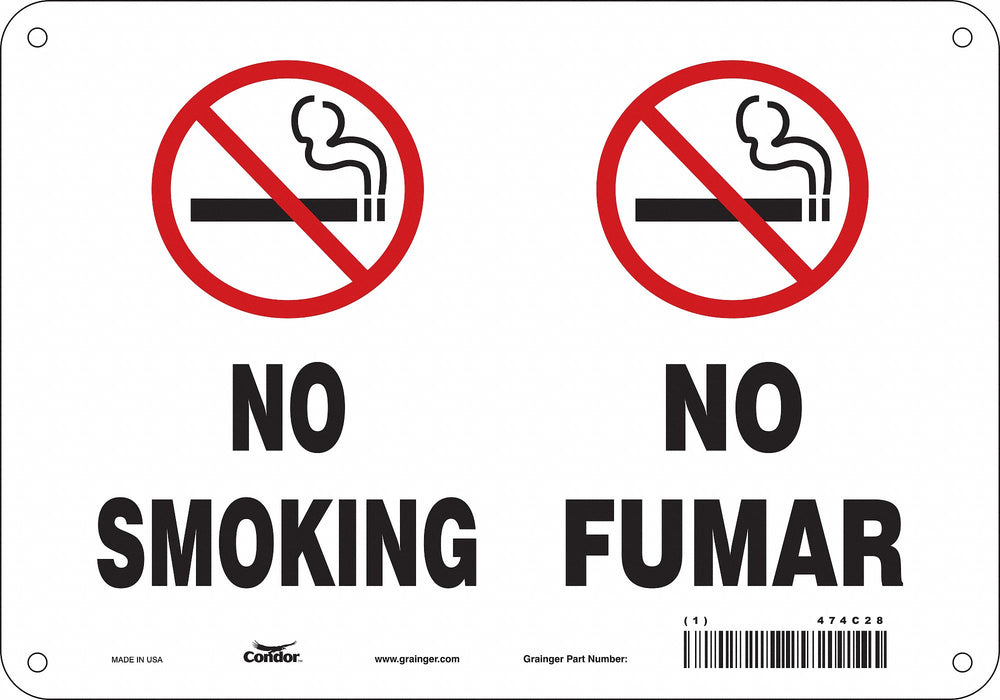 J7015 Safety Sign 7 inx10 in Polyethylene