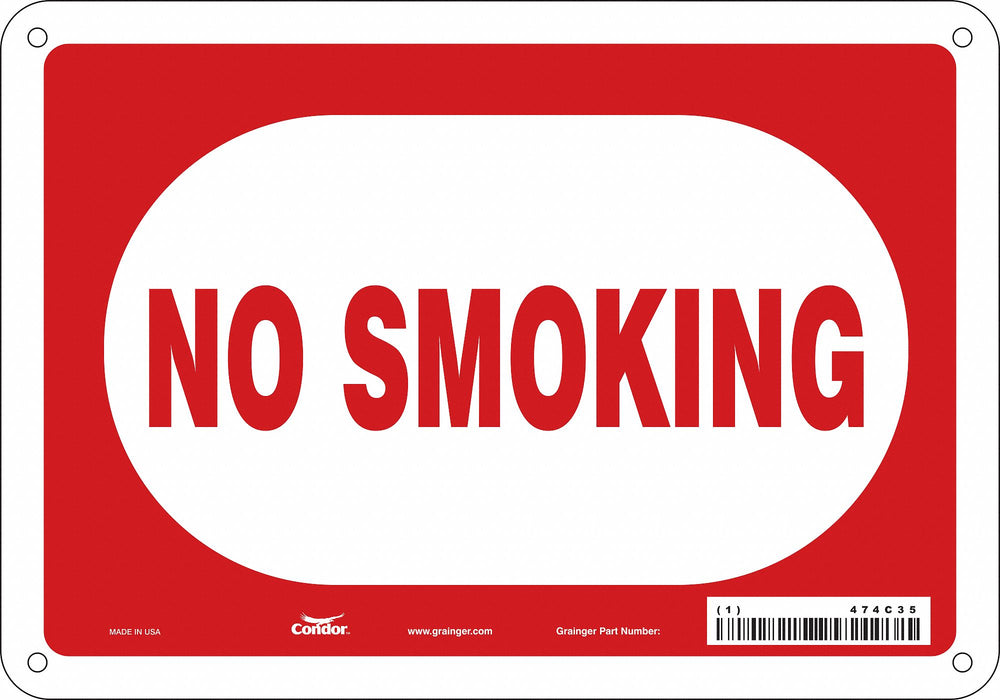 Safety Sign 7 in x 10 in Aluminum