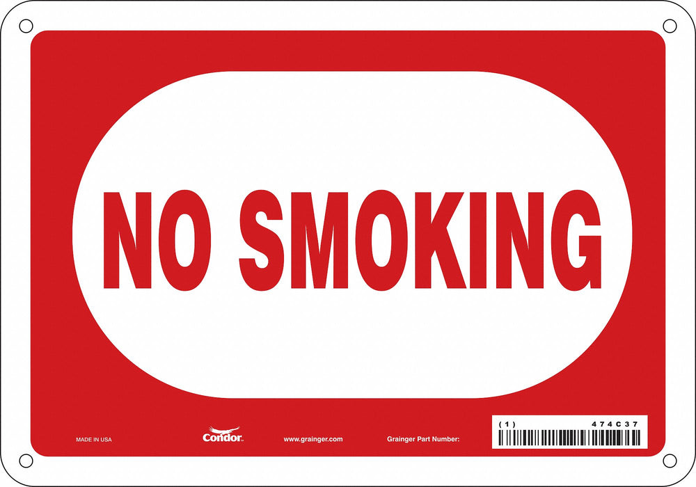 Safety Sign 7 inx10 in Polyethylene