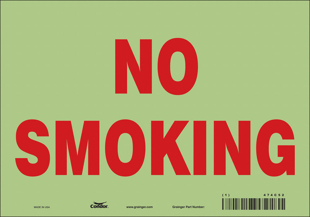 J7012 Safety Sign 14 inx10 in Glow Vinyl