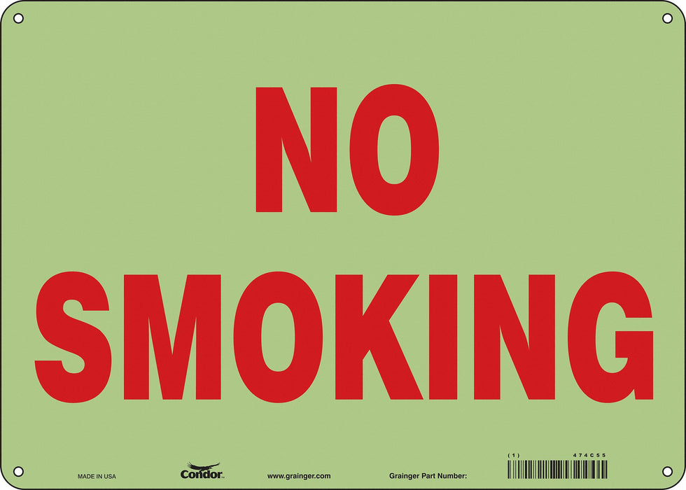 Safety Sign 10 in x 14 in Polyethylene