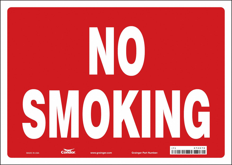 J7013 Safety Sign 10 inx14 in Vinyl