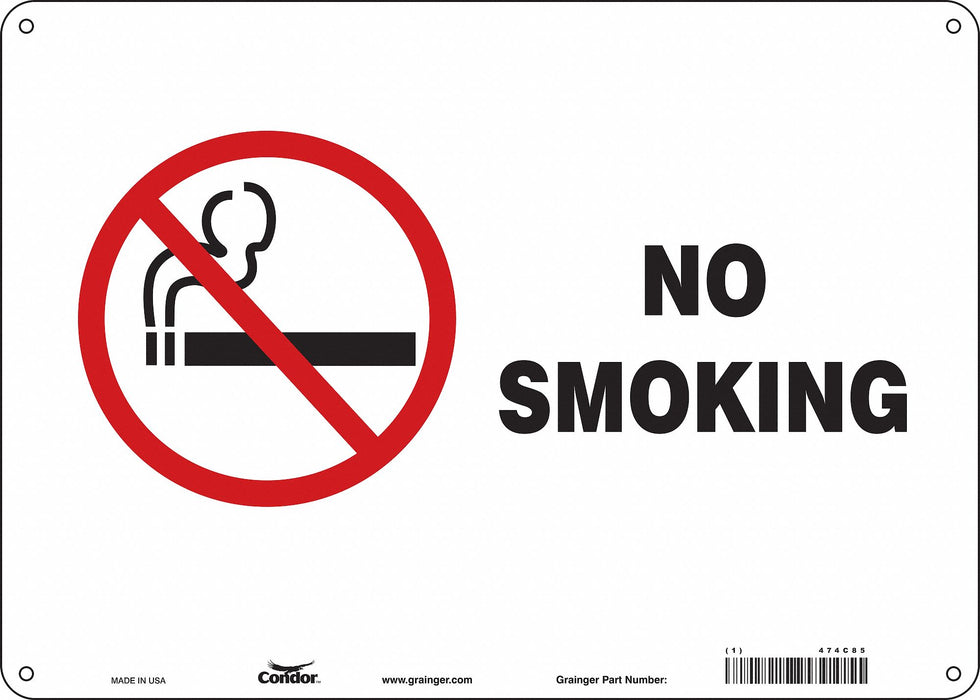 Safety Sign 10 inx14 in Aluminum