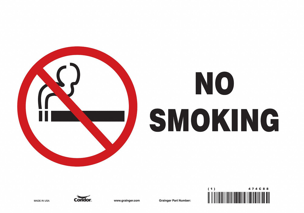 Safety Sign 7 inx10 in Vinyl