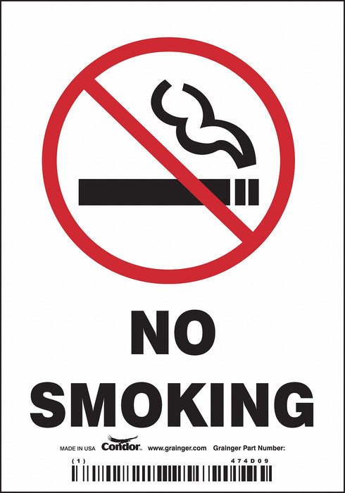 J7014 Safety Sign 5 inx3 1/2 in Vinyl