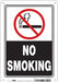 Safety Sign 10 inx7 in Aluminum