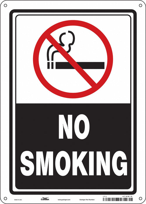 Safety Sign 14 inx10 in Aluminum