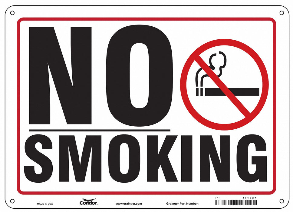 Safety Sign 10 inx14 in Polyethylene
