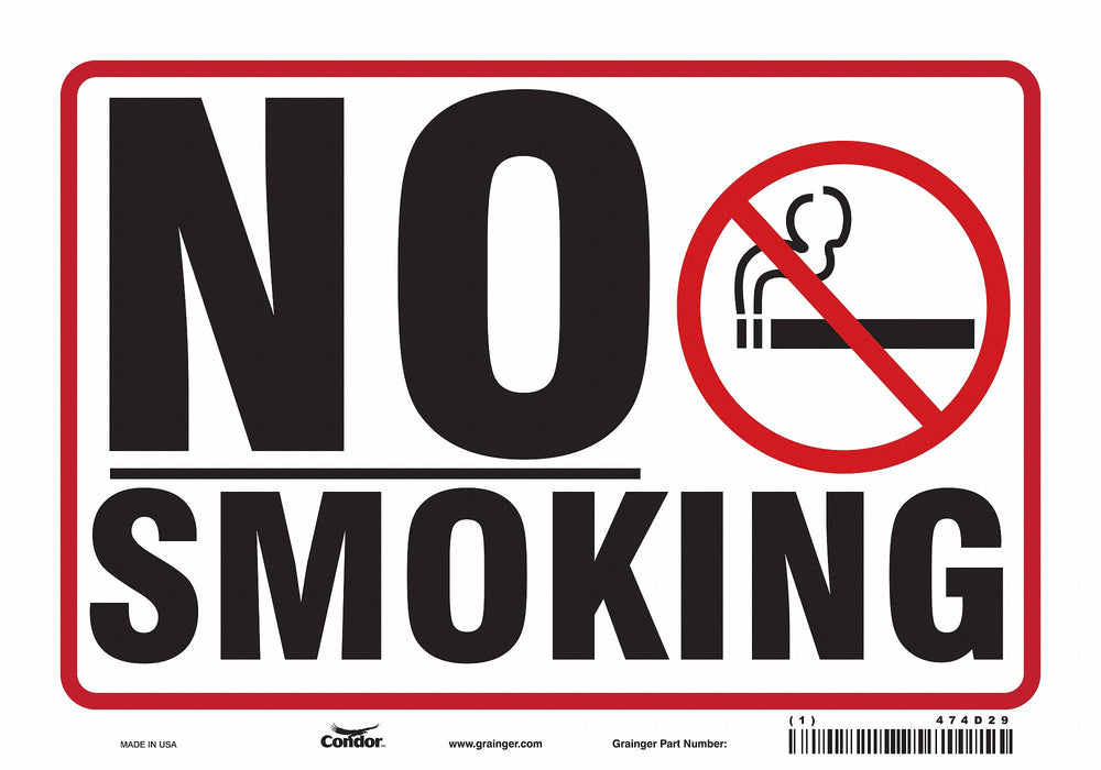 Safety Sign 7 inx10 in Vinyl