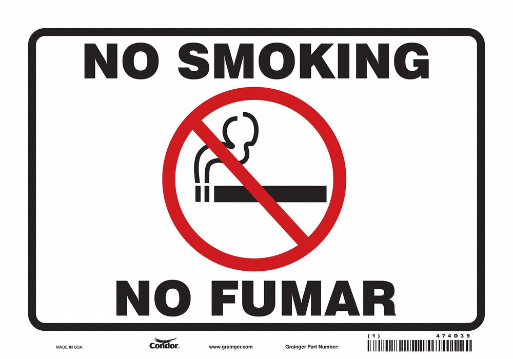 Safety Sign 7 inx10 in Vinyl