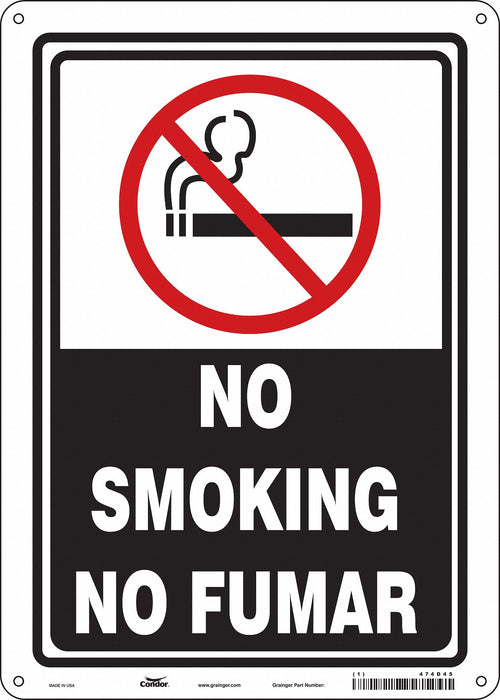 Safety Sign 14 inx10 in Aluminum