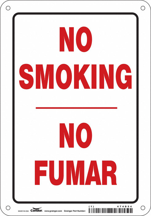 Safety Sign 10 in x 7 in Polyethylene