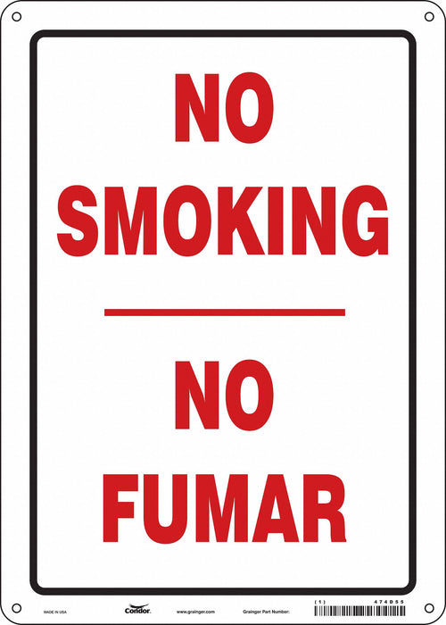 Safety Sign 14 in x 10 in Polyethylene