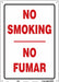 Safety Sign 14 in x 10 in Polyethylene