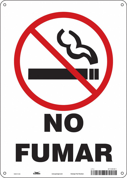 Safety Sign 14 in x 10 in Aluminum