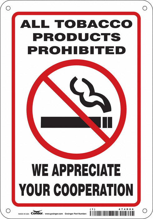 Safety Sign 10 inx7 in Polyethylene
