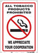 Safety Sign 14 inx10 in Polyethylene