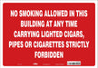 Safety Sign 14 in x 20 in Vinyl