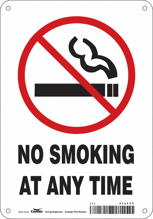 Safety Sign 10 in x 7 in Polyethylene